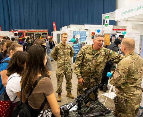 rendészeti tagozat standja