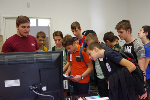 Pályaválasztási eseményről fotó jelenítődik meg