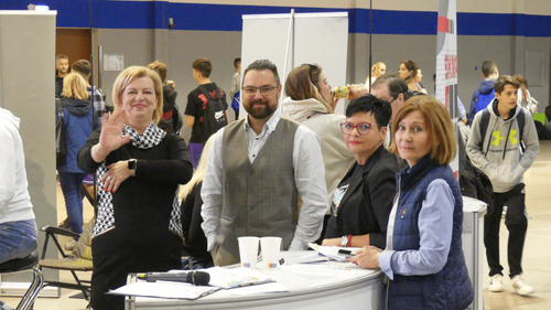 Pályaválasztási eseményről fotó jelenítődik meg