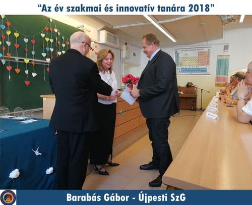 Oktatónkat köszöntjük Oklevéllel