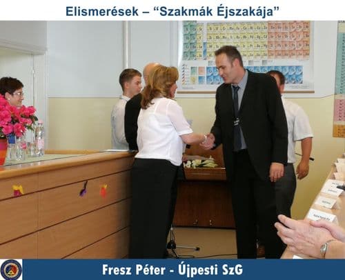 Oktatónkat köszöntjük Oklevéllel