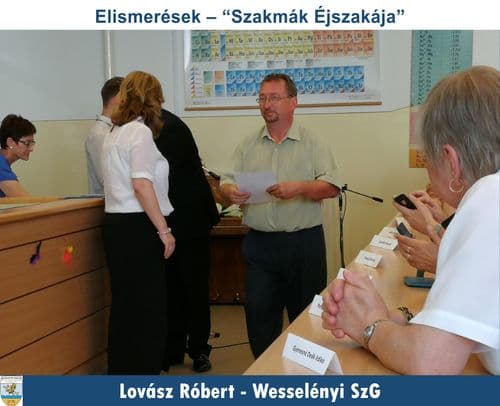 Oktatónkat köszöntjük Oklevéllel