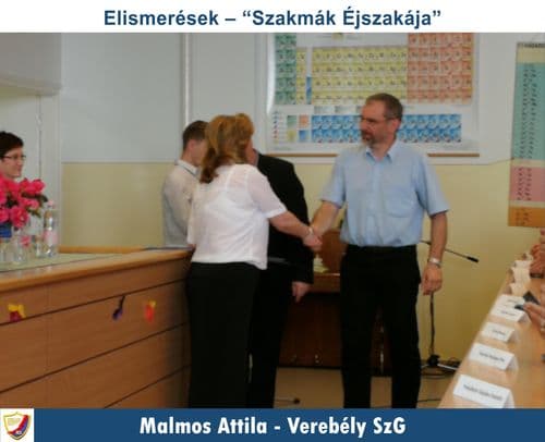 Oktatónkat köszöntjük Oklevéllel