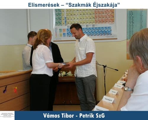 Oktatónkat köszöntjük Oklevéllel