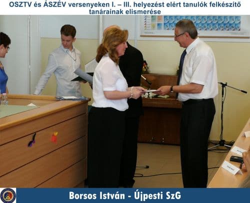 Oktatónkat köszöntjük Oklevéllel
