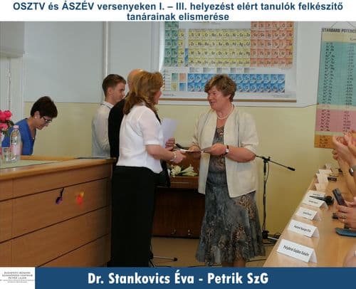 Oktatónkat köszöntjük Oklevéllel